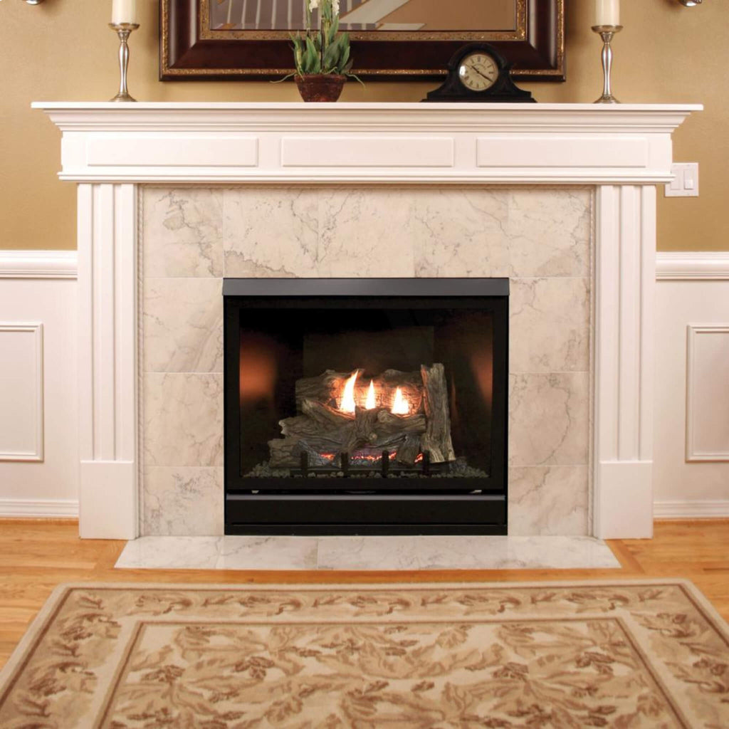 White Mountain Hearth (Empire) Tahoe Clean Face Direct Vent Deluxe Fireplace With Millivolt Control And On/Off Switch [DVCD32