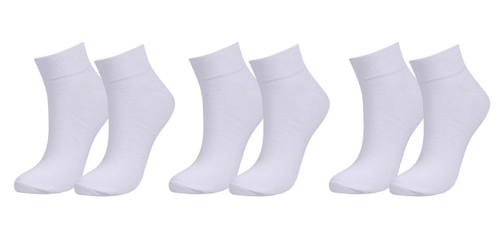 tittimitti tittimitti Men’s Organic Cotton Ankle Socks 3-Pack – Breathable Everyday Ankle Socks — side view