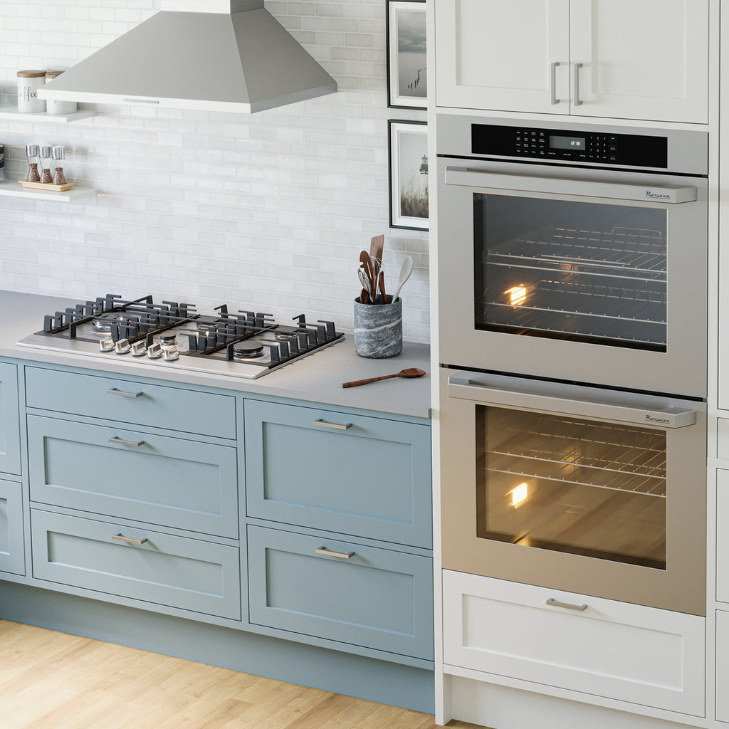 Rangaire 30" Double Electric Wall Oven Self-cleaning Air Fry True Convection Stainless Steel RWOD301GS – Rangaire Appliances,