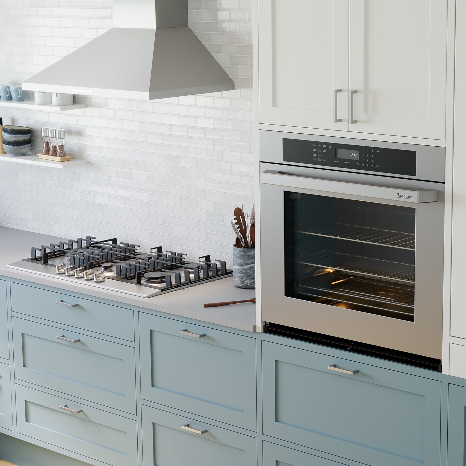 Rangaire 34" Gas Cooktop 5 Burners Stainless Steel RCG341S – Rangaire Appliances, view 11