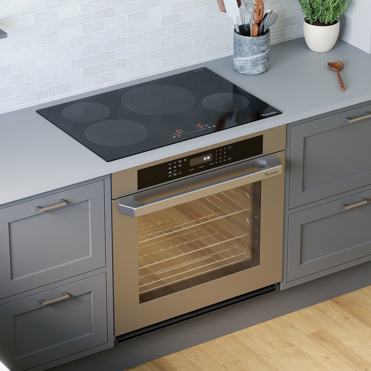Rangaire 30" Induction Cooktop 4 Burners RCI301S – Rangaire Appliances, view 2