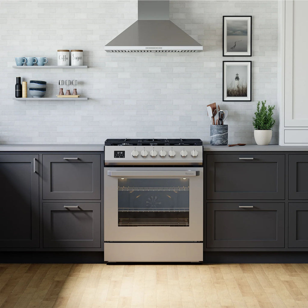 Rangaire 30" Gas Range Convection Oven Slide-in Stainless Steel RRG303TS – Rangaire Appliances, view 3