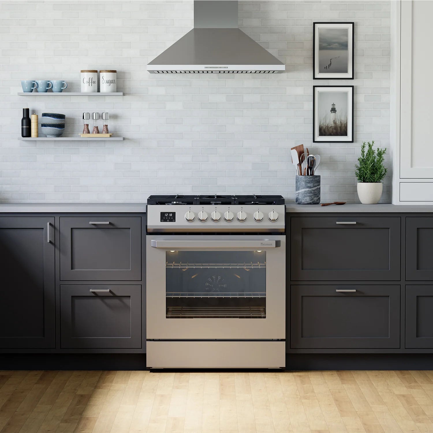 Rangaire 30" Gas Range Convection Oven Slide-in Stainless Steel RRG303TS – Rangaire Appliances, view 3