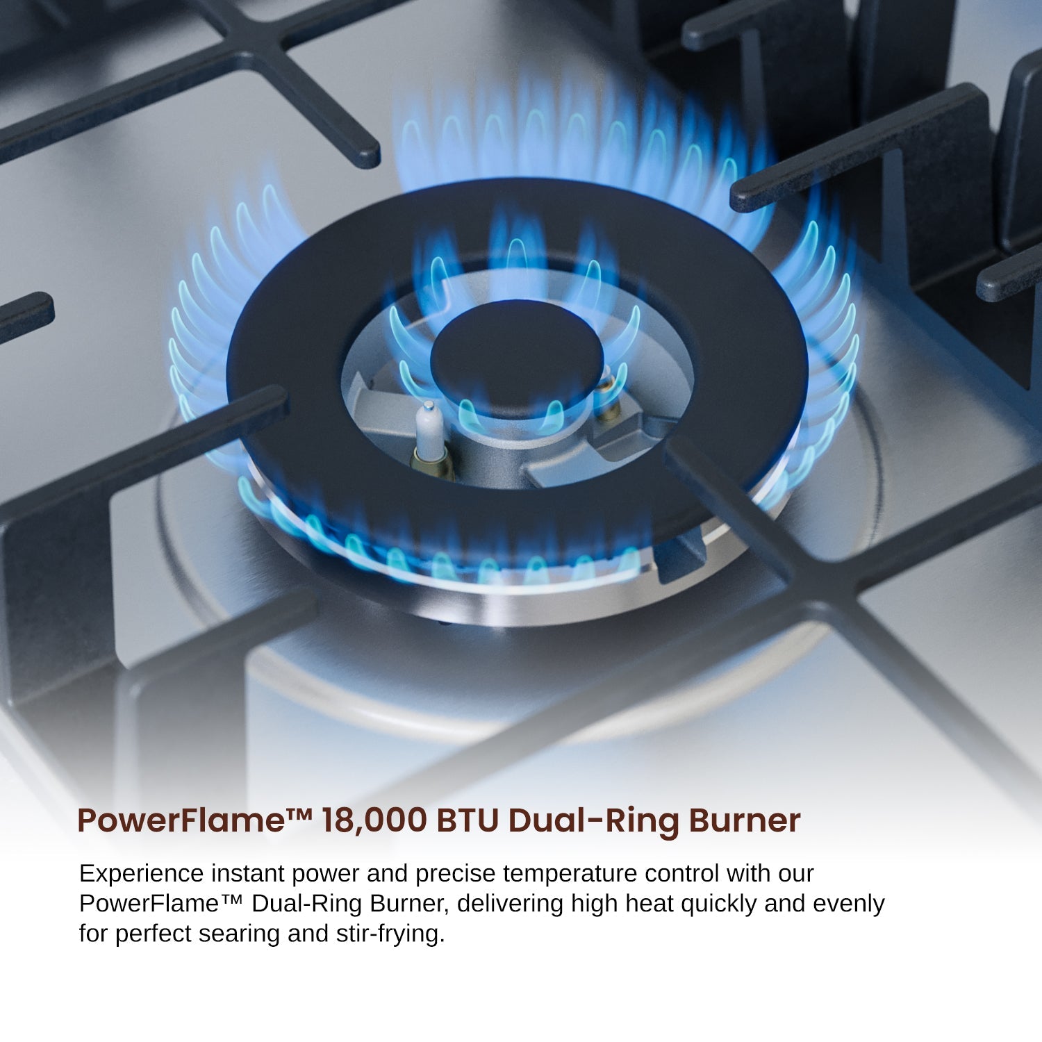 Rangaire 30" Gas Cooktop 5 Burners Stainless Steel RCG301S – Rangaire Appliances, view 8