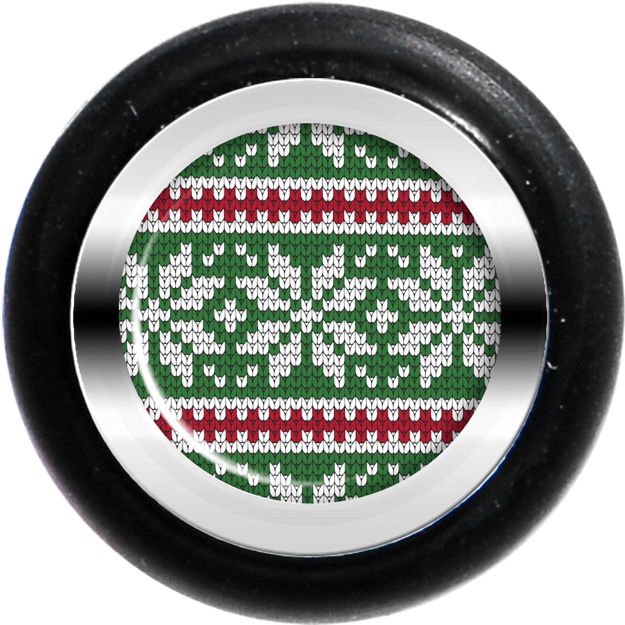 BodyCandy Green Red Christmas Sweater Cheater Plug Set — lifestyle context