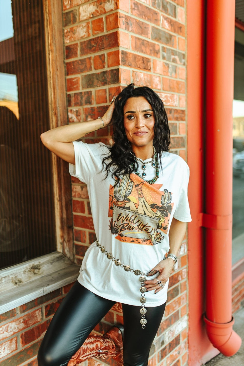 Wild Junkie Wild Bandita Graphic Tee — detail close-up