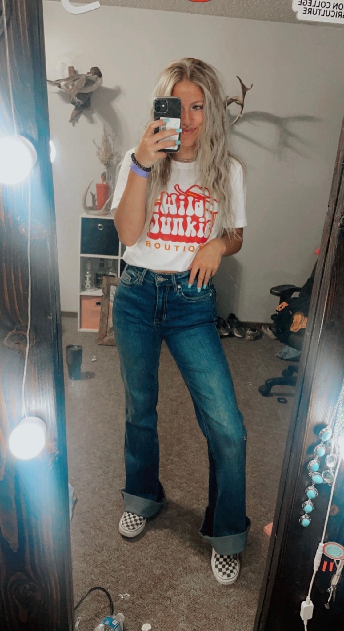 Wild Junkie Wild Junkie Graphic Logo Tee — lifestyle context