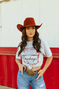 Wild Junkie Wild West Cowboys Western Beer Logo Graphic Tee — main product shot