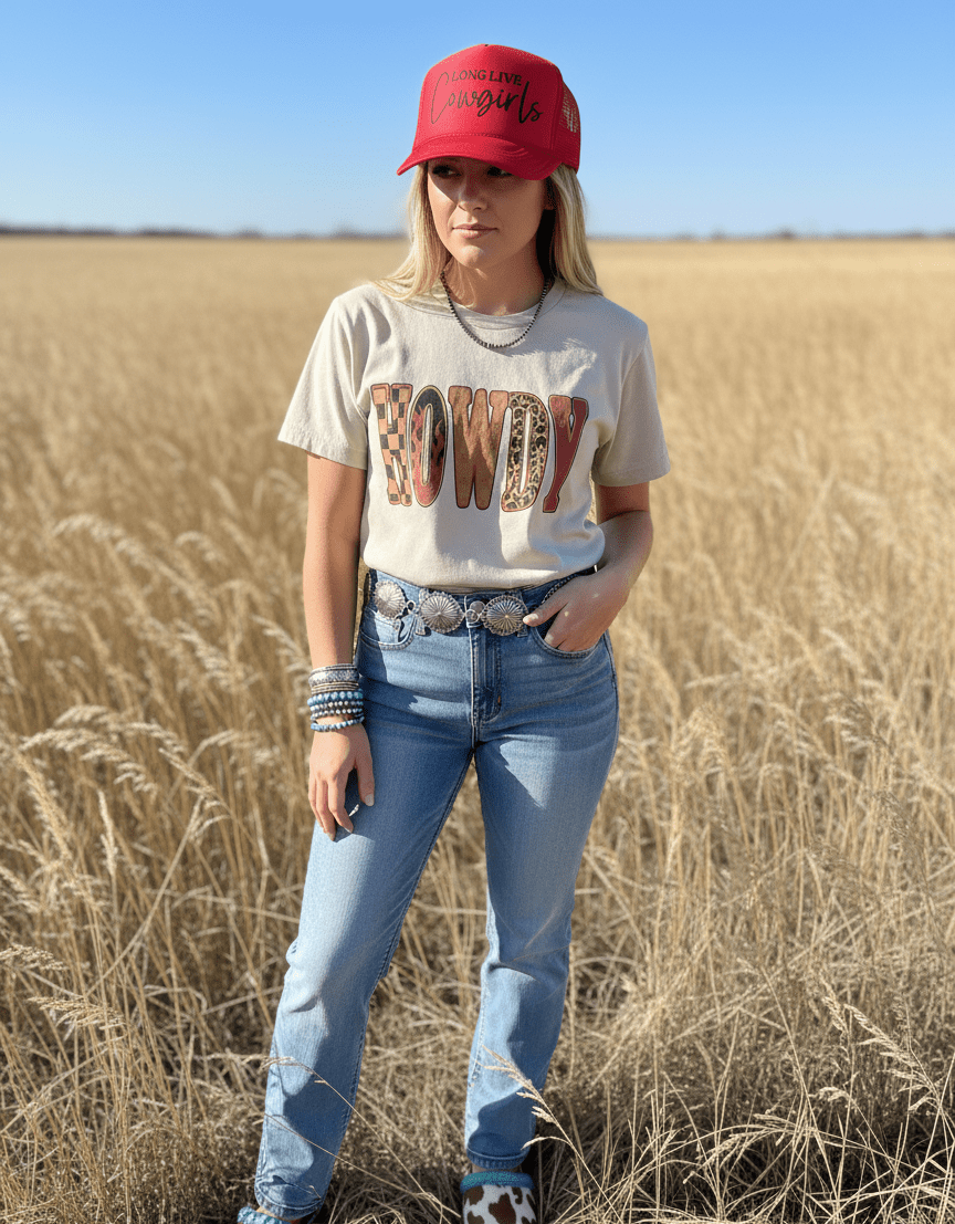 Wild Junkie Y'alternative Howdy Graphic Tee — construction detail