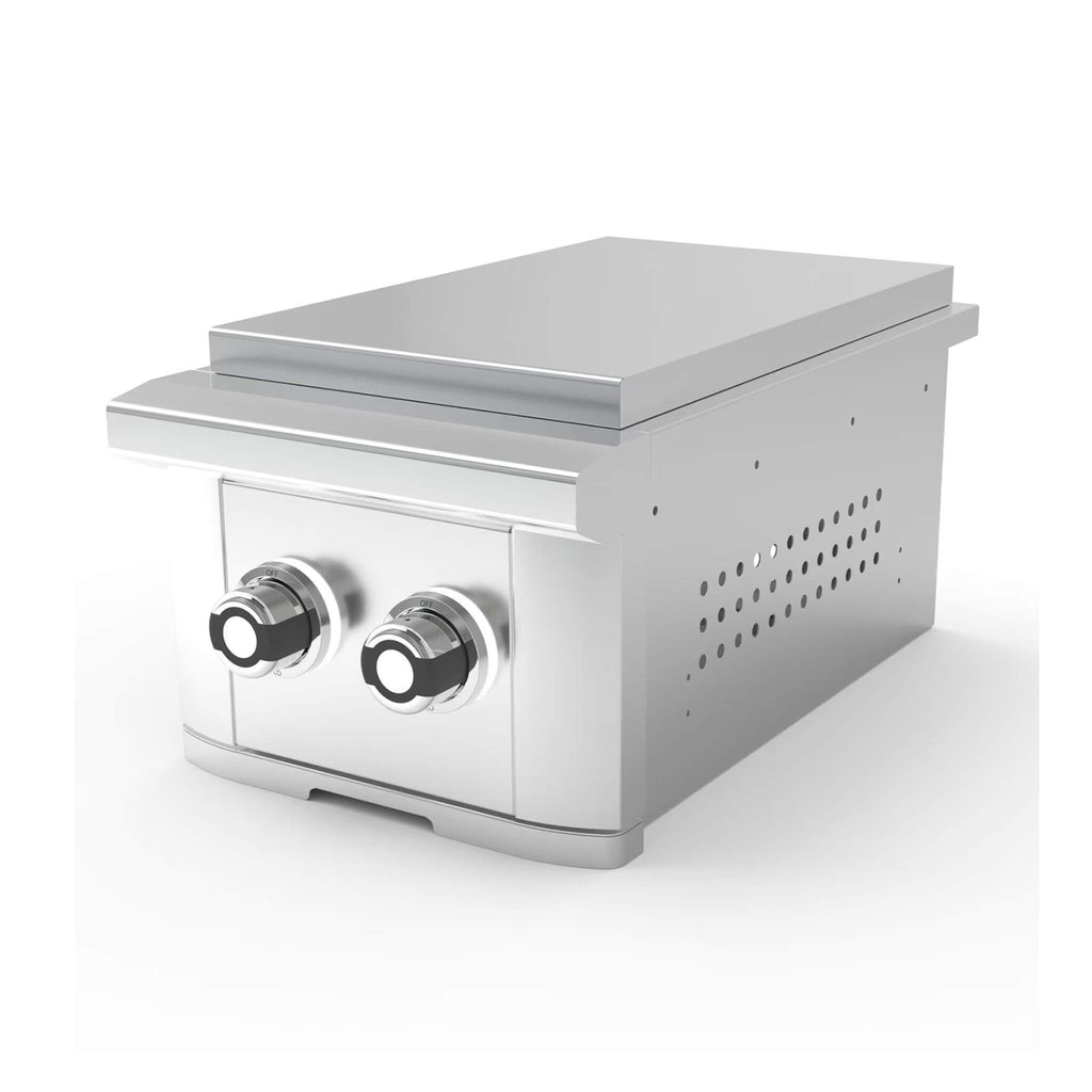 Wildfire Outdoor Living Ranch Pro 14-Inch Stainless Steel Double Side Burner [WFDBLSBRN-BSS/SS] (SAK64352) – SAKSBY WHOLESALE