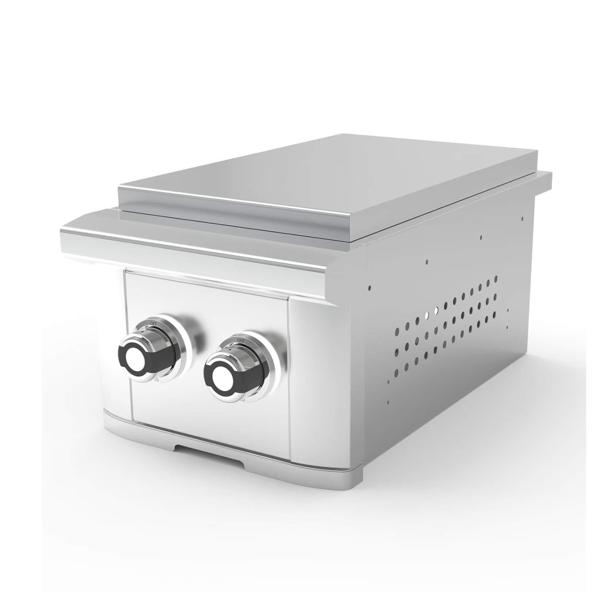 Wildfire Outdoor Living Ranch Pro 14-Inch Stainless Steel Double Side Burner [WFDBLSBRN-BSS/SS] (SAK64352) – SAKSBY WHOLESALE
