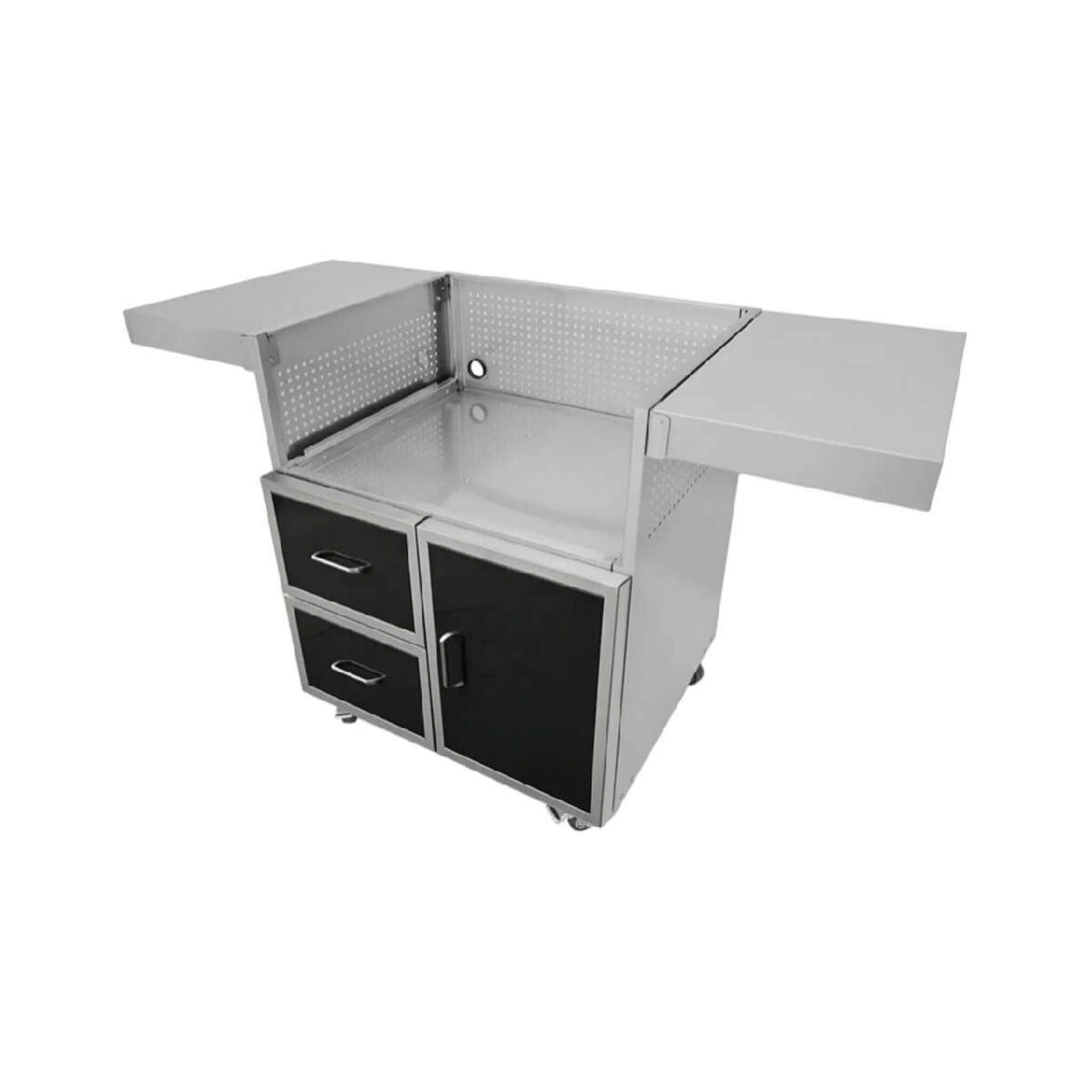 Wildfire Outdoor Living Black Stainless Steel Outdoor Grill Cart (SAK98231) – SAKSBY WHOLESALE, view 3