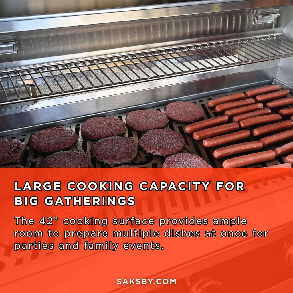 Wildfire Outdoor Living Ranch Pro 42-Inch 304 Stainless Steel Grill [WFPRO42G-BSS/SS] (SAK50263) – SAKSBY WHOLESALE, view 3