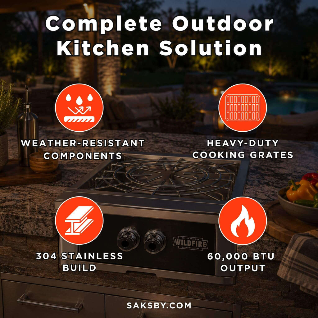 Wildfire Outdoor Living Ranch Pro 24-Inch Stainless Steel Power Burner [WFPOWBRN-BSS/SS] (SAK71537) – SAKSBY WHOLESALE, view 