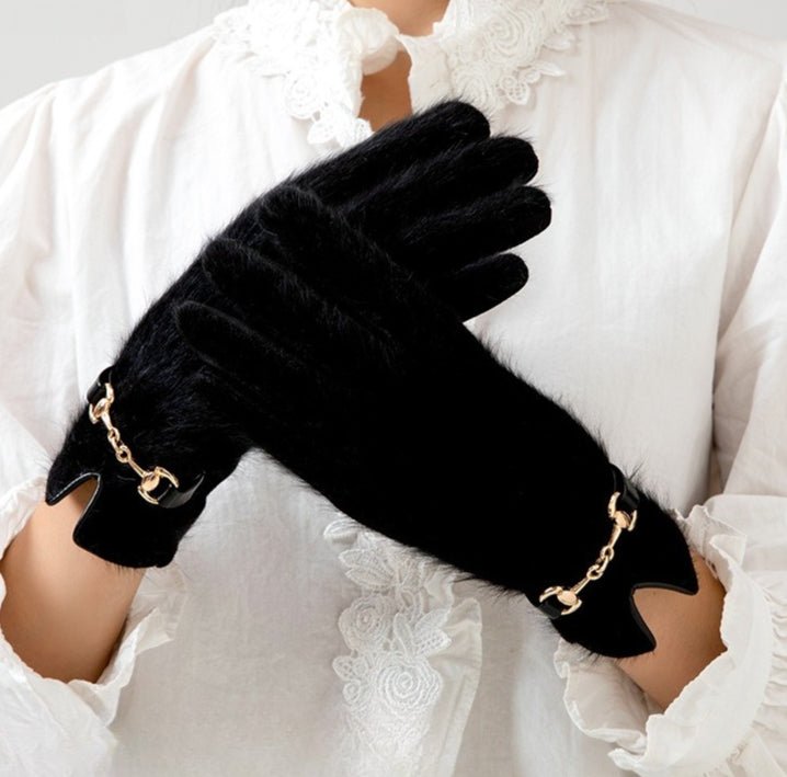 Mariam's Collection Winter Everyday Versatile Plush Warm Gloves (MAC309) — detail shot 6