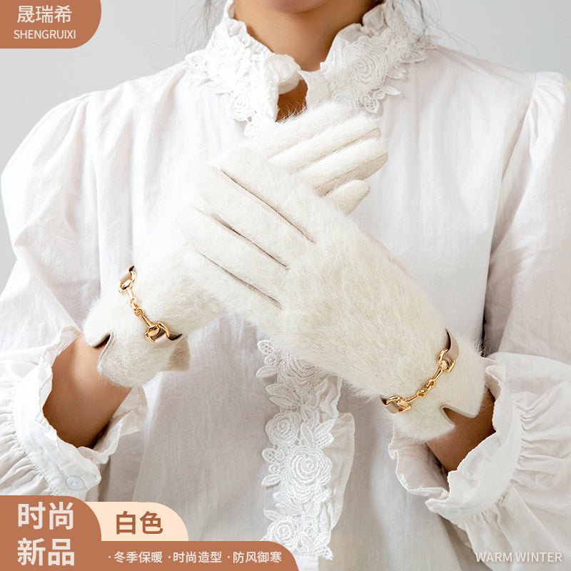 Mariam's Collection Winter Everyday Versatile Plush Warm Gloves (MAC309) — detail shot 10