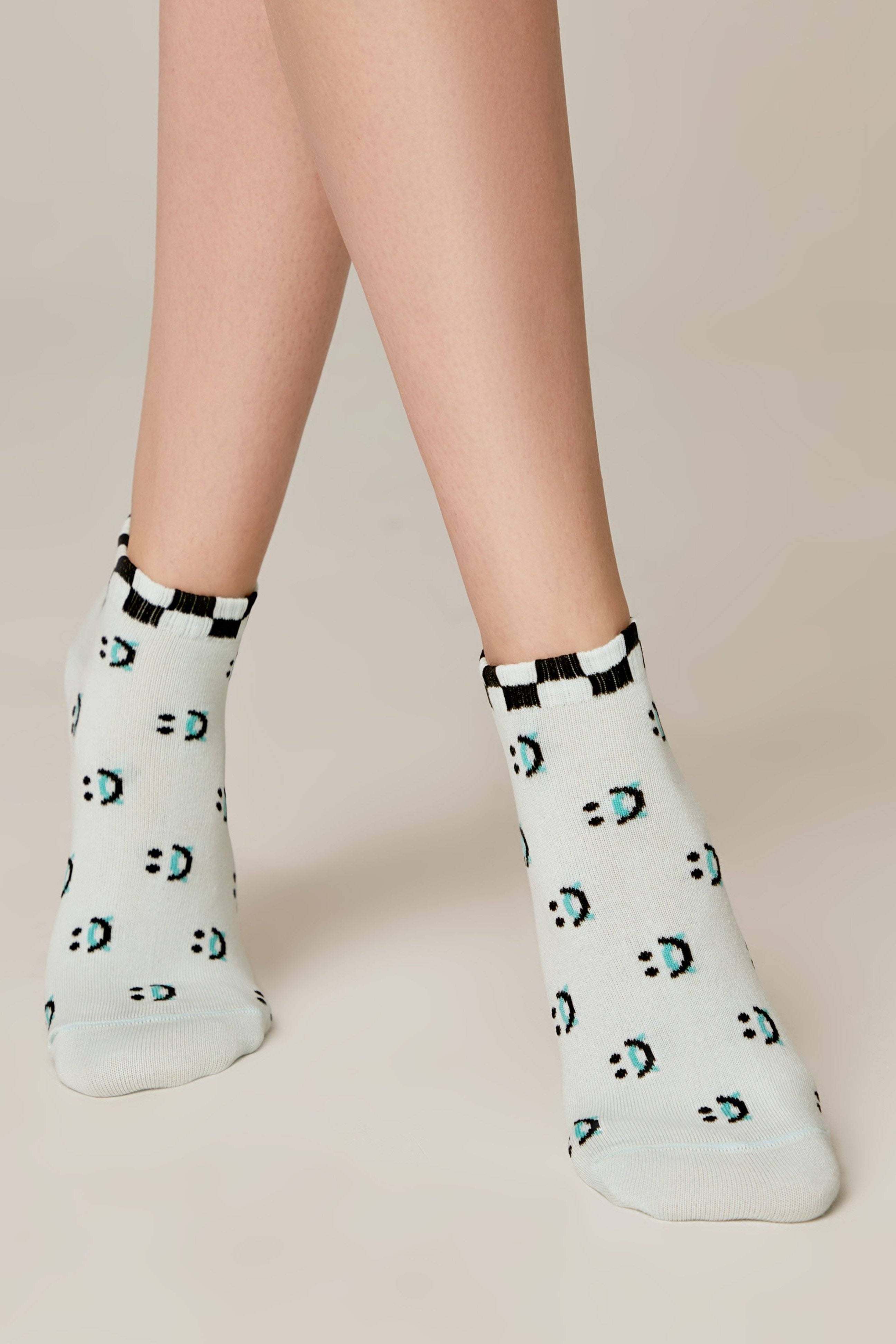 TheRanok.com Cotton Ankle Socks Conte Classic - 439 — detail close-up