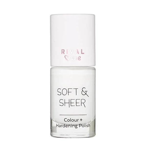 Rival Loves Me Soft & Sheer Nail Polish No.01 Vanilla Shake - Nourishing, Semi-Permanent, Sheer Finish