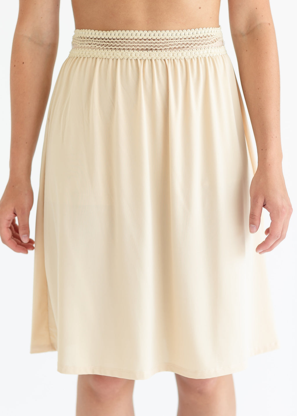 Inherit Co. Women's Nude Half Slip — detail close-up
