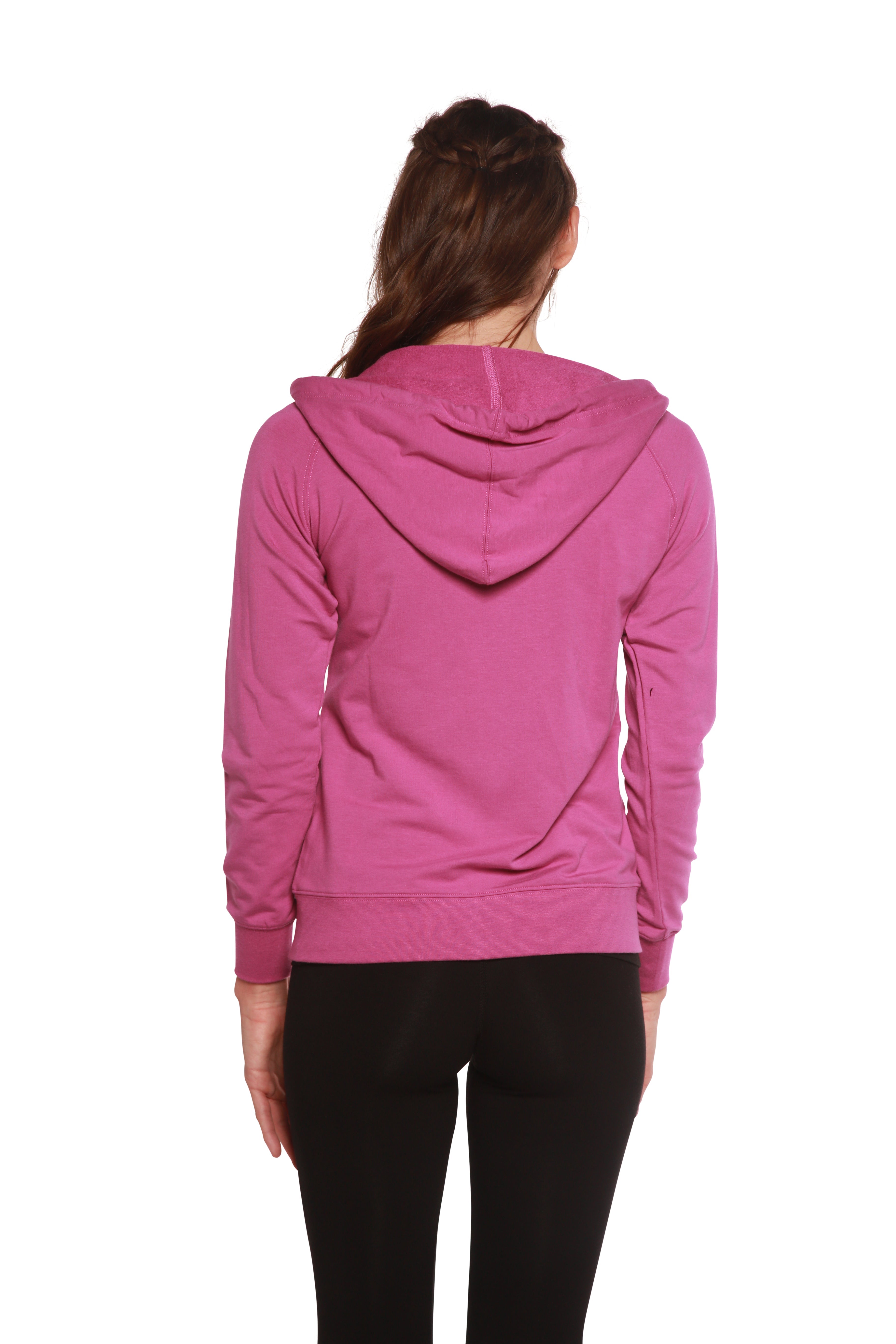 Spun Bamboo Women's Bamboo French Terry Zip Hooded Sweatshirt — packaging