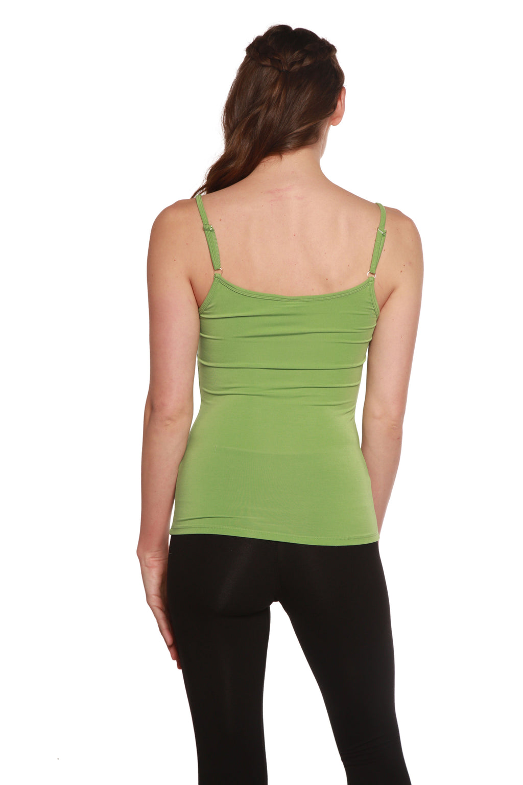 Spun Bamboo Clearance Women's Bamboo Viscose Spaghetti Strap Camisole — side view