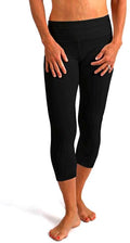 Spun Bamboo Women's Bamboo Viscose/Cotton Capri Style Leggings — detail close-up
