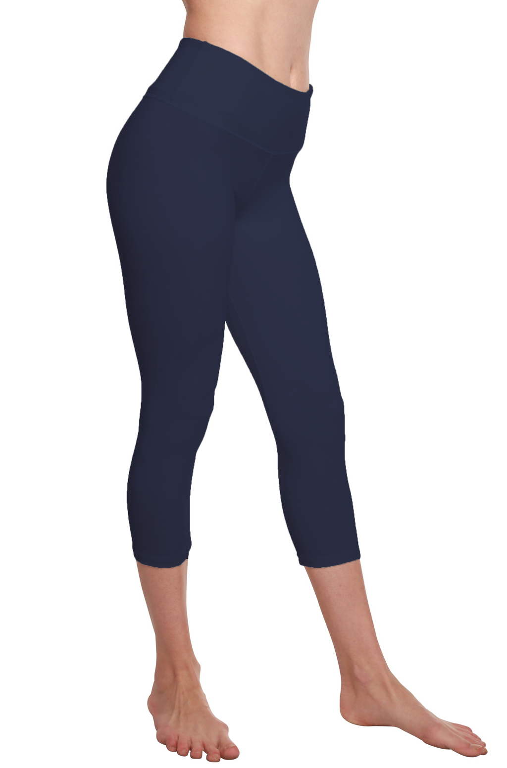 Spun Bamboo Women's Bamboo Viscose/Cotton Capri Style Leggings — main product shot