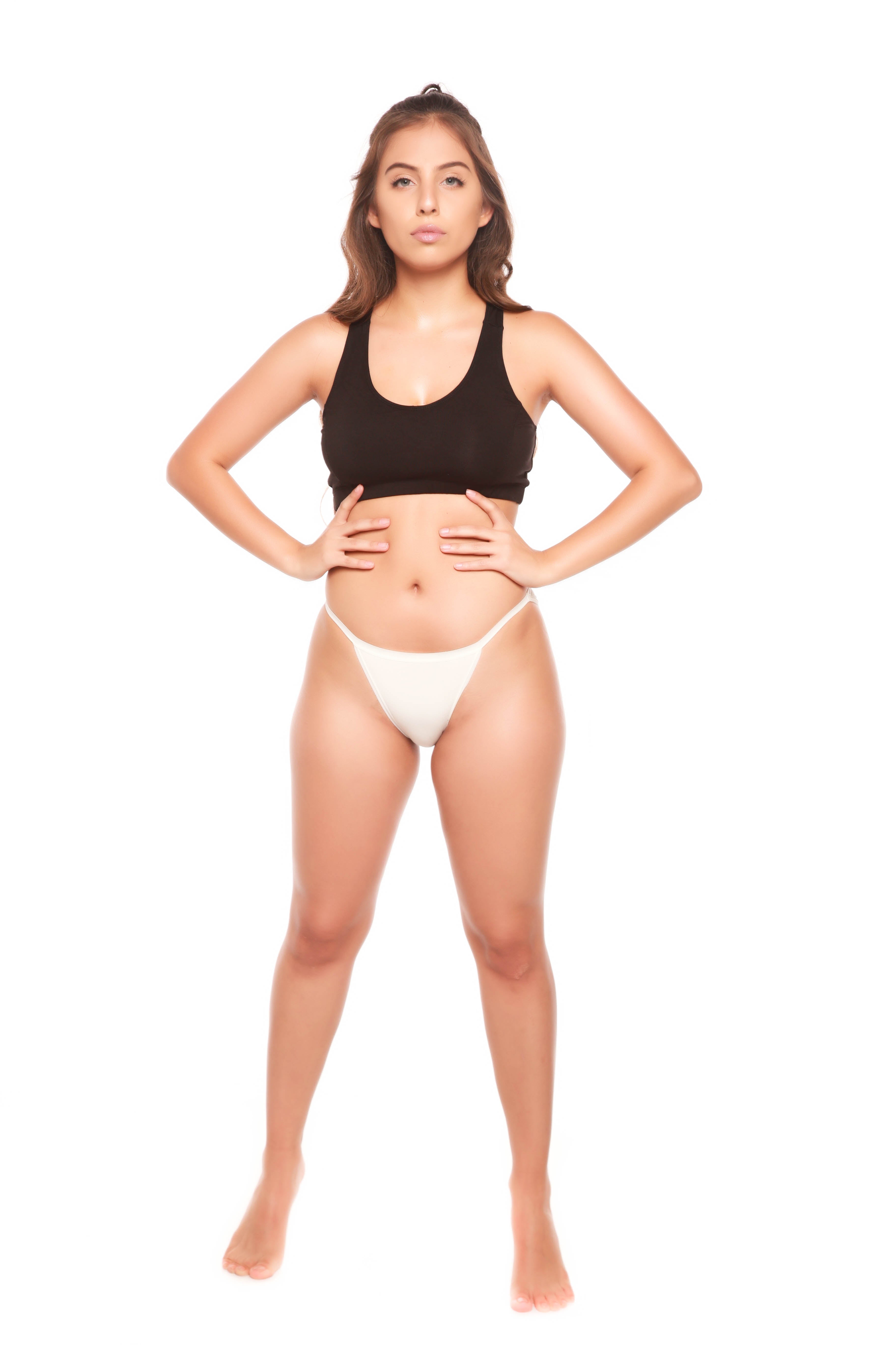 Spun Bamboo Clearance Women's Bamboo/Cotton Bikini Style Underwear — back view