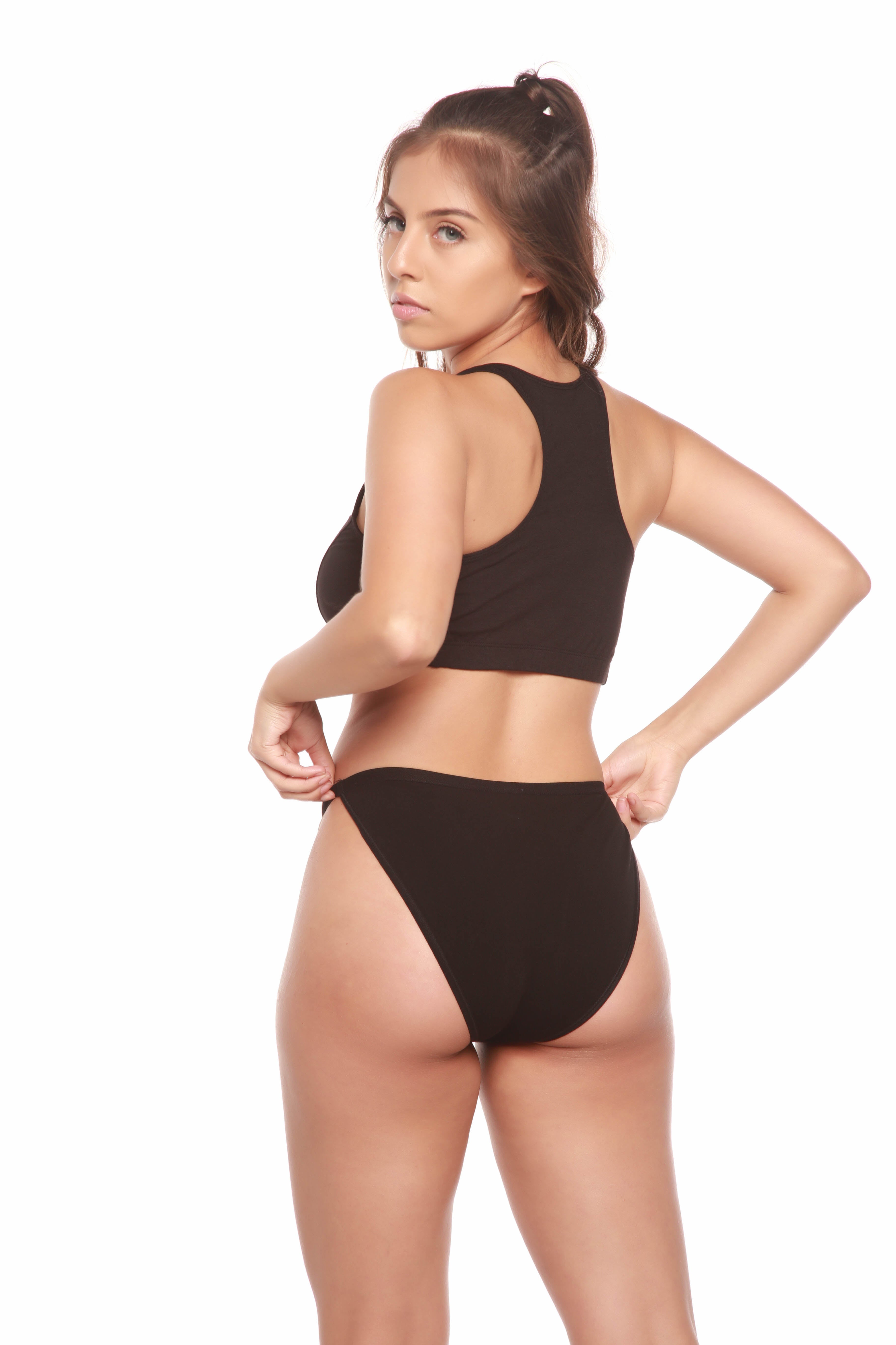 Spun Bamboo Clearance Women's Bamboo/Cotton Bikini Style Underwear — color detail
