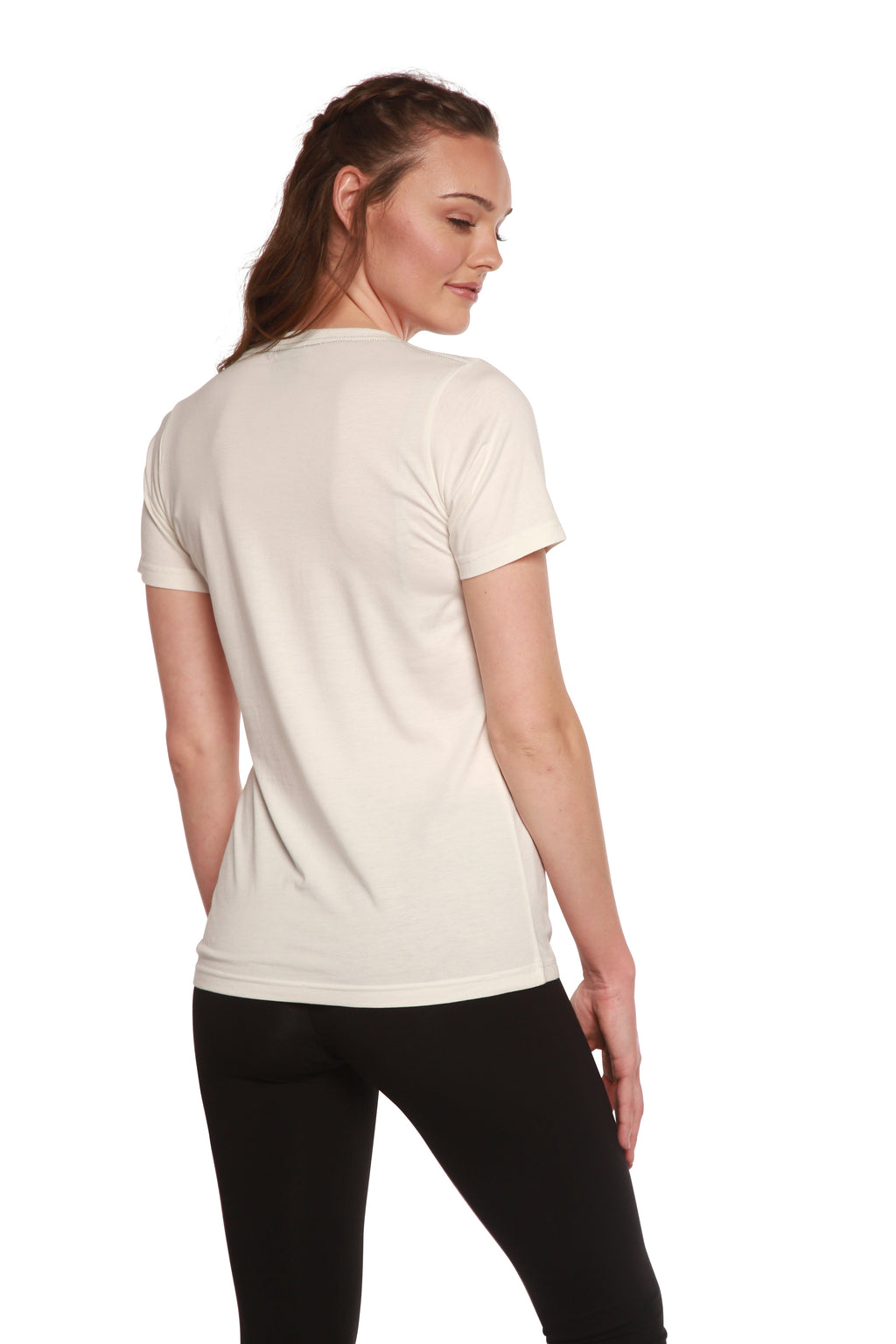 Spun Bamboo Women's Bamboo/Cotton Short Sleeve Scoop Neck T-Shirt — feature highlight