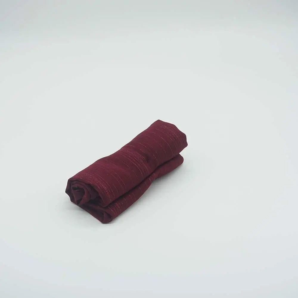 Mariam's Collection Women's hijab in Solid Color with Silver Silk Bronzing (MH022) — detail shot 7
