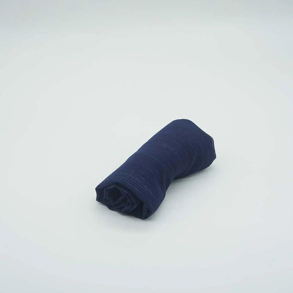 Mariam's Collection Women's hijab in Solid Color with Silver Silk Bronzing (MH022) — detail shot 10