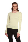 Spun Bamboo Clearance Women's Scoop Neck 100% Bamboo Viscose Long Sleeve Shirt — color detail
