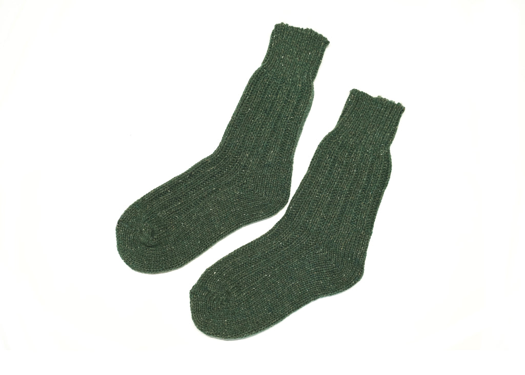 tittimitti tittimitti® Women’s Wool Silk Socks – Soft Warm Luxury Crew Socks (Made in Italy) — back view