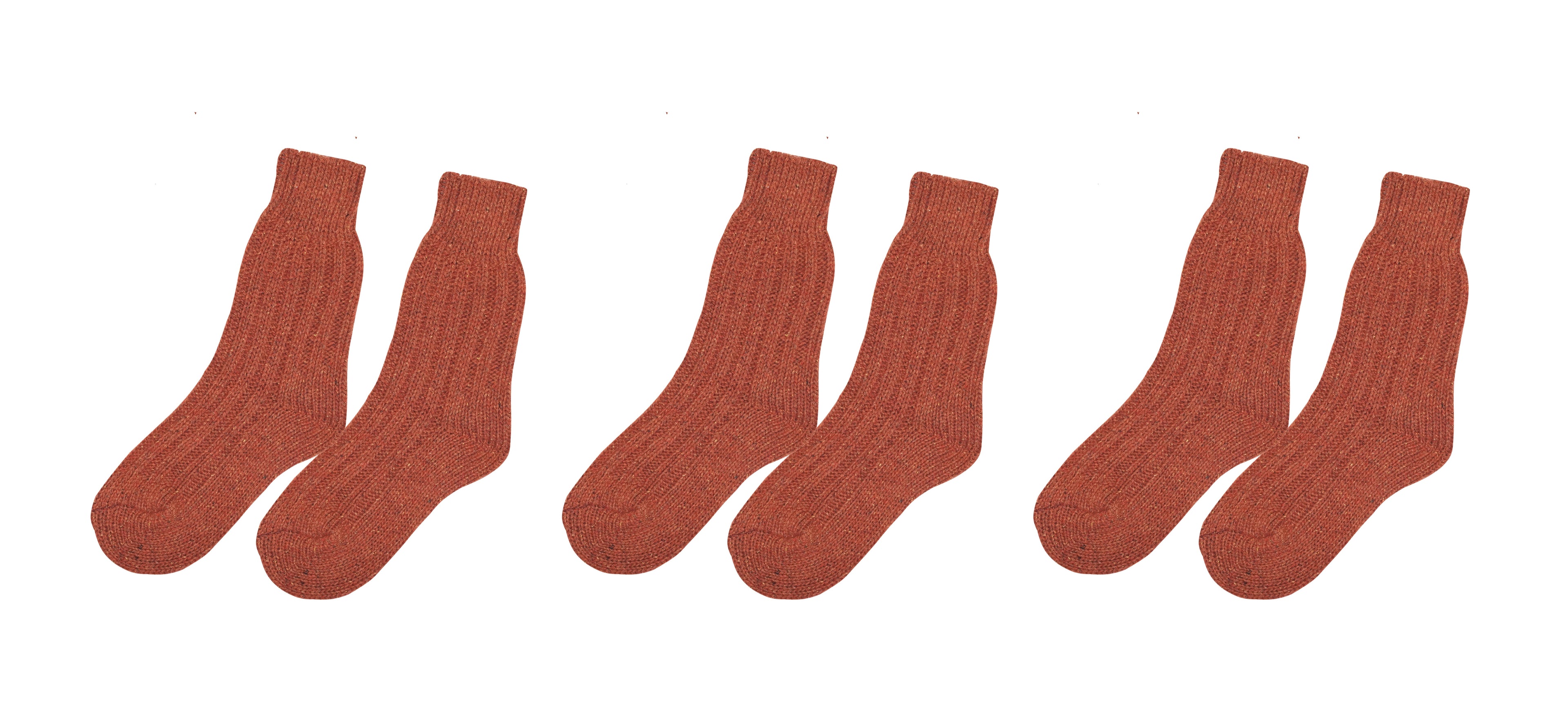 tittimitti tittimitti® Women’s Wool Silk Socks 3-Pack – Soft Warm Winter Crew Socks (Made in Italy) — alternative angle