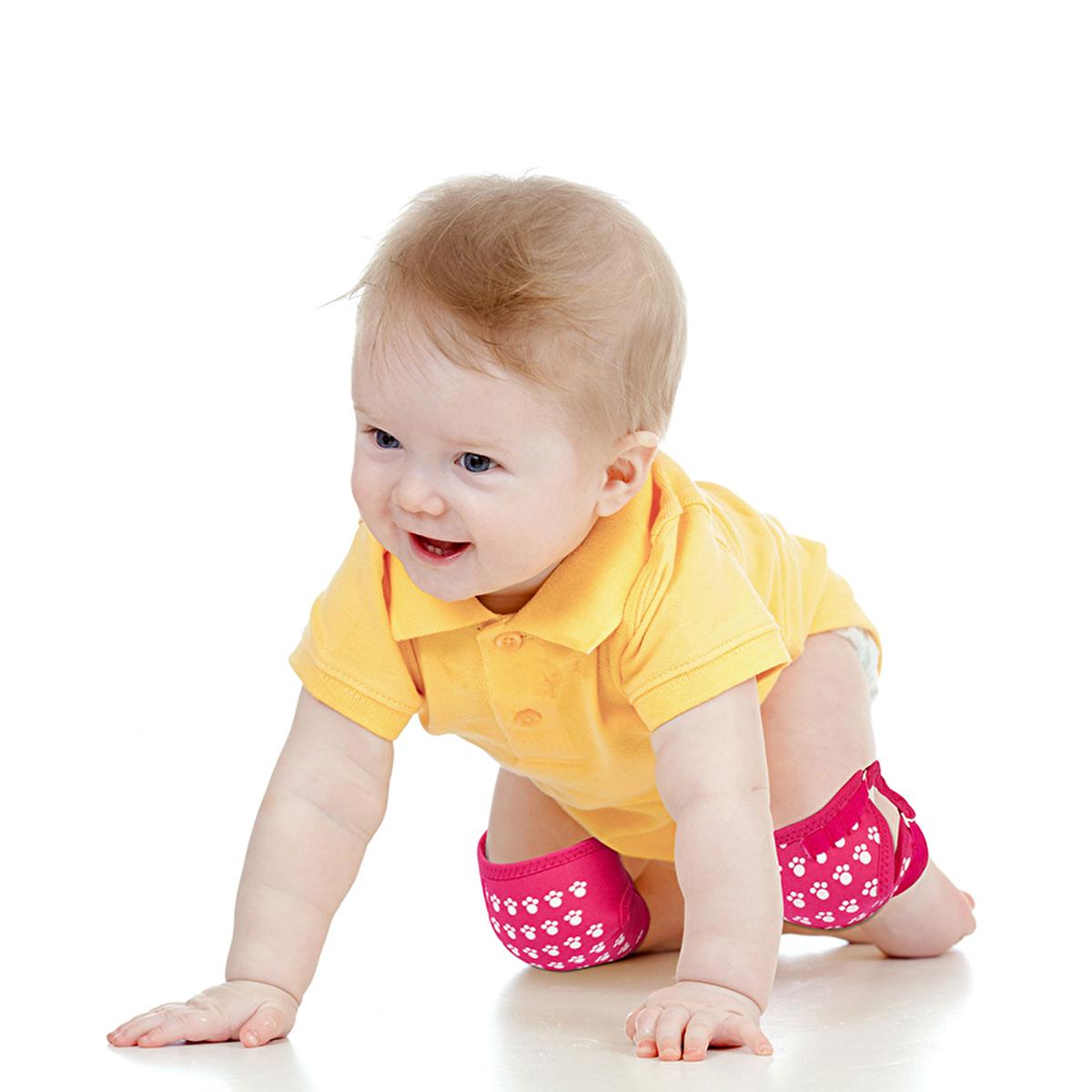 Sevi Bebe Baby Knee Pad - Ergonomic Crawling Support for Infants - Adjustable, Non-Slip Knee Protection