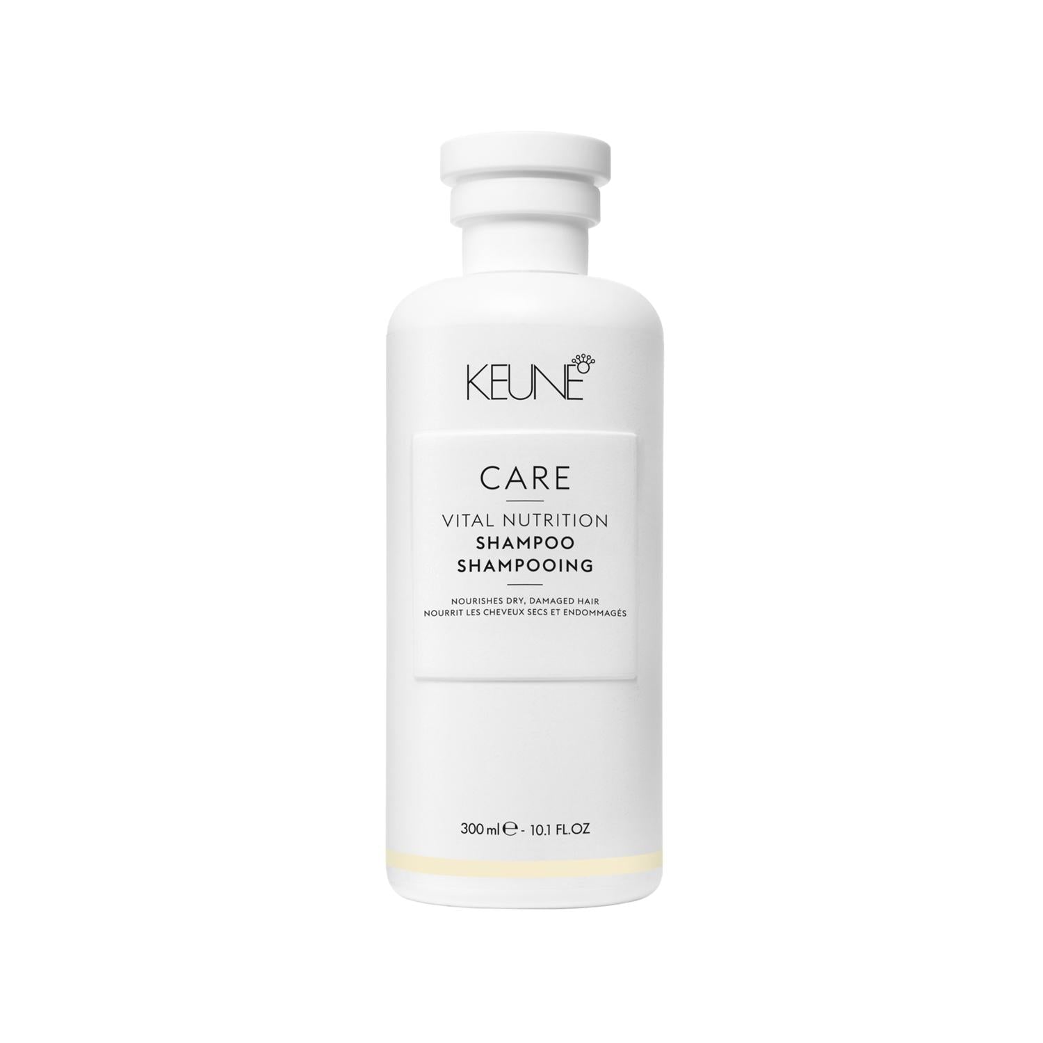 Keune Vital Nutrition Nourishing Shampoo 300ml - Gentle Hair Care for Dry or Damaged Hair