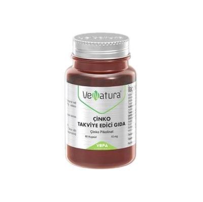 VeNatura Zinc Supplement 60 Capsules: Natural Immune Support, Boost Overall Health & Fight Zinc Deficiency