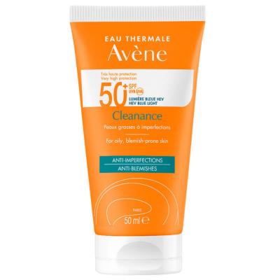 Avene Solaire Cleanance SPF 50+ Sunscreen for Oily Skin - Lightweight, Water-Resistant Broad-Spectrum Protection