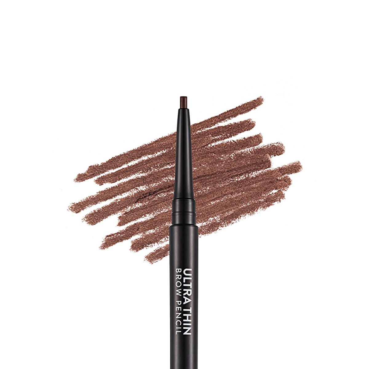 Flormar Ultra Thin Eyebrow Pencil - Waterproof, Long-Lasting, Precision Tip & Brow Brush - Eyebrow Makeup for Natural Look