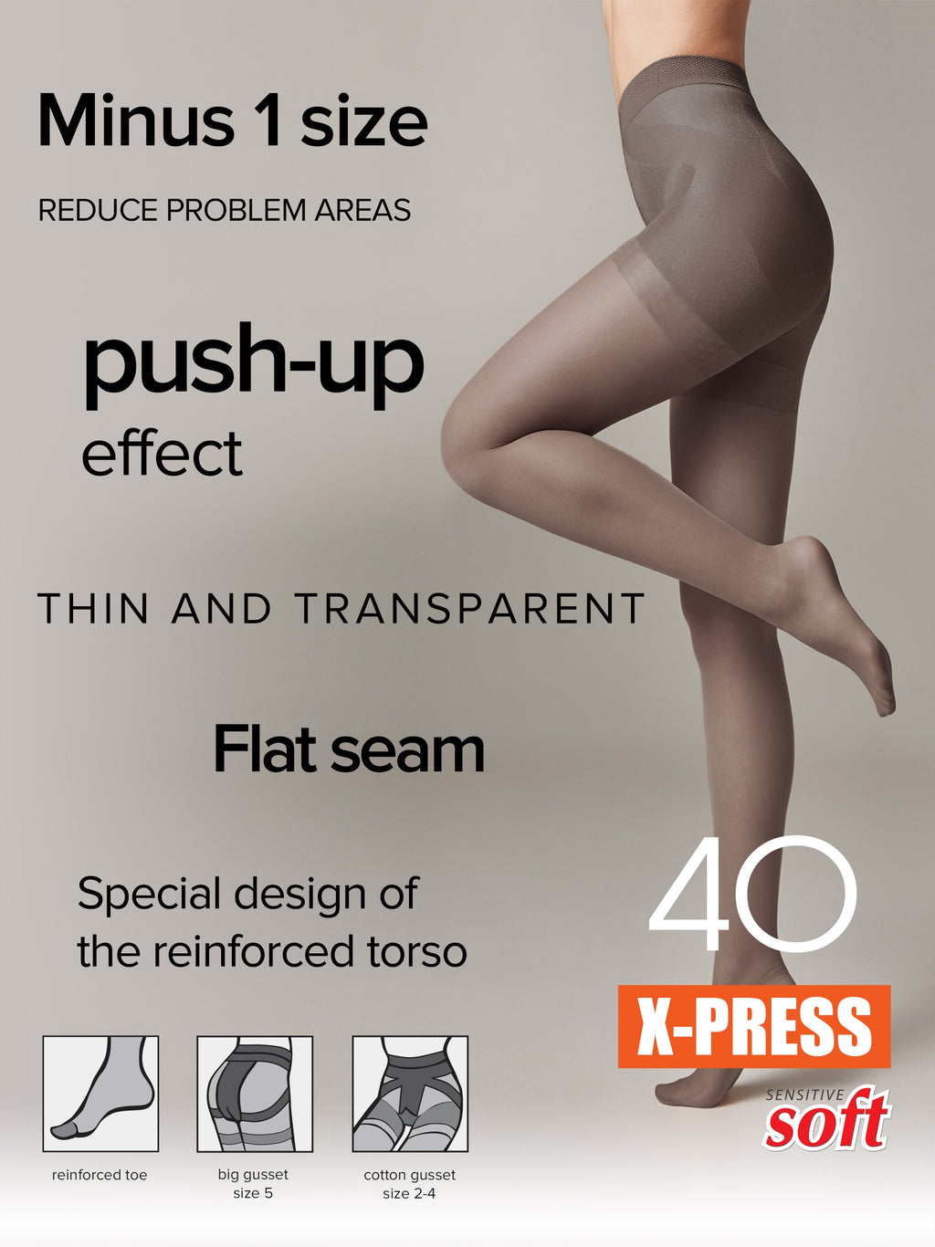 TheRanok.com Tights Conte X-Press 40 Den - Body Shaping — main product shot
