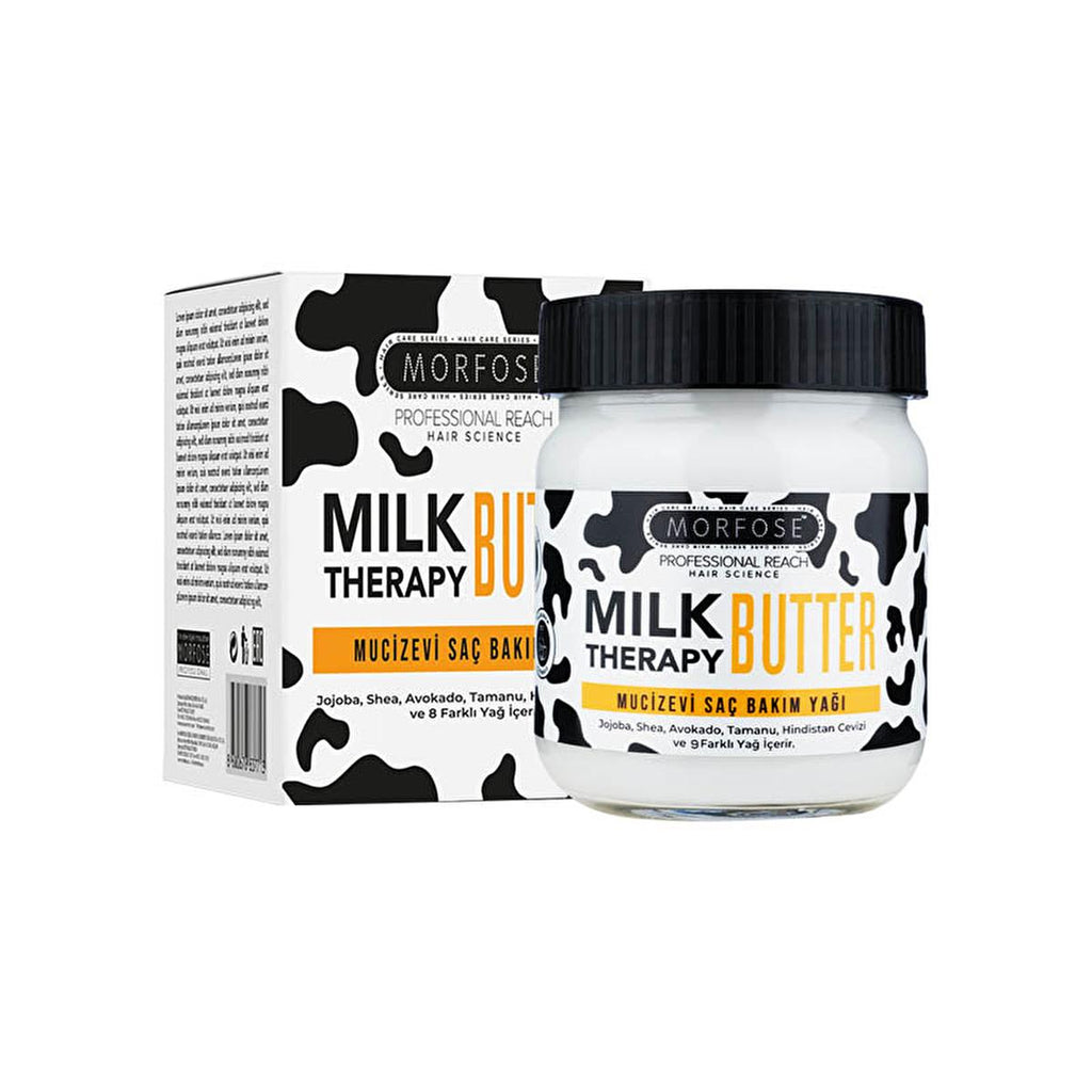 Morfose Milk Therapy Butter Hair Care Oil - Nourishing, Repairing, Anti-Frizz Treatment for All Hair Types