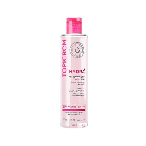 Topicrem Gentle Cleansing Gel for Body and Hair - Sensitive Skin Care, Paraben-Free, Dermatologically Tested