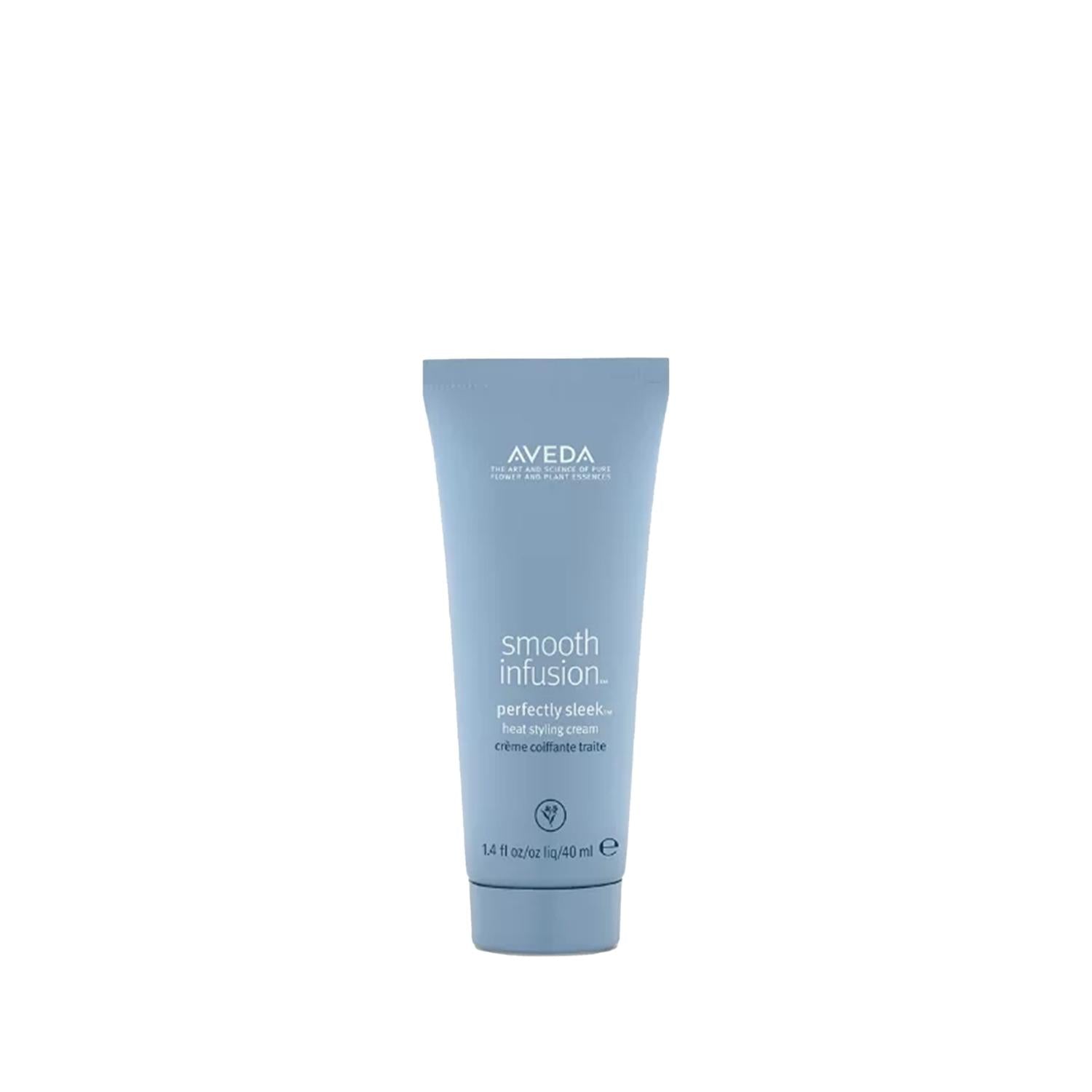 Aveda Smooth Infusion: Heat Protectant Cream for Sleek, Frizz-Free Hair - 40ml Travel Size
