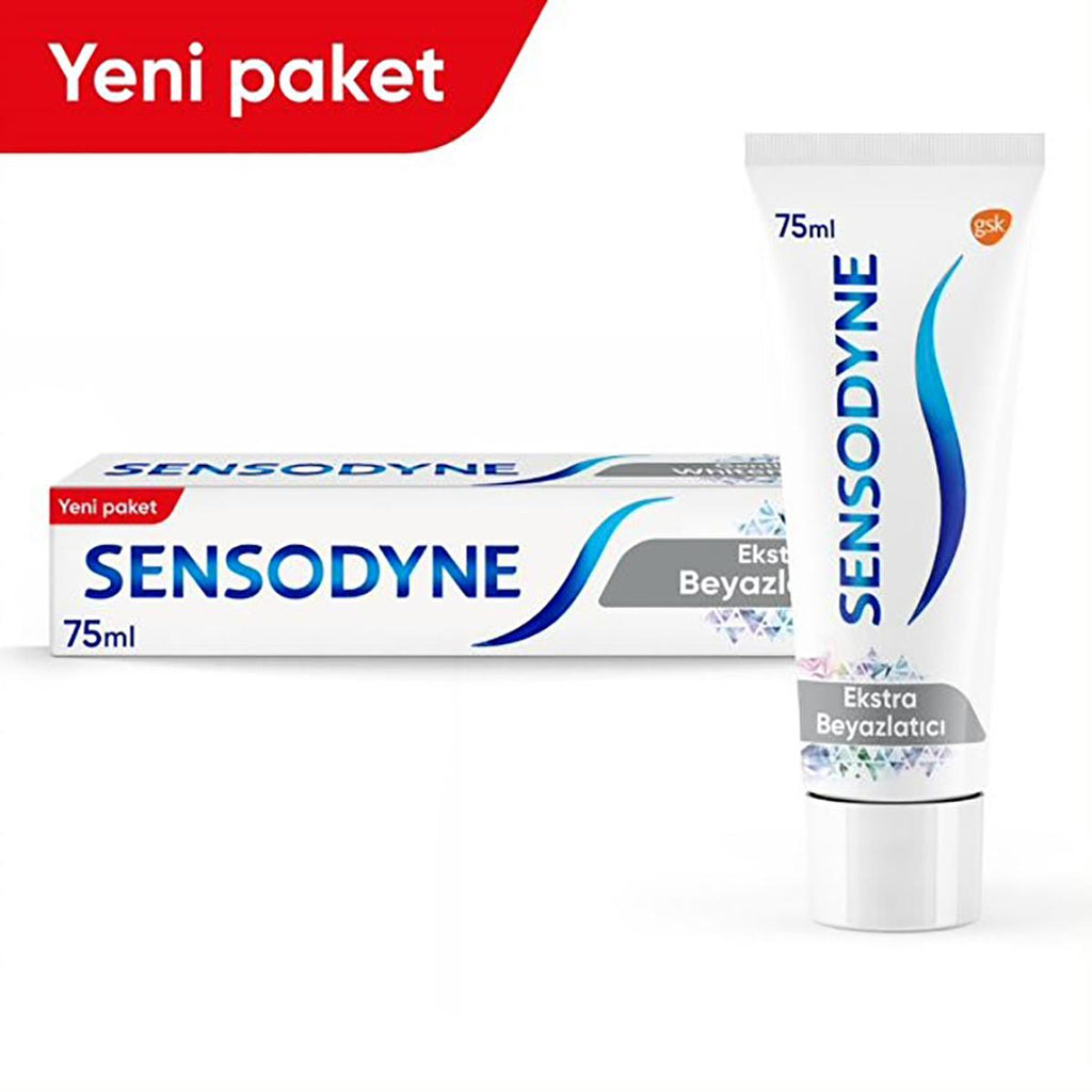 Sensodyne Sensitive Teeth Whitening Toothpaste with Fluoride - 2.54 fl oz