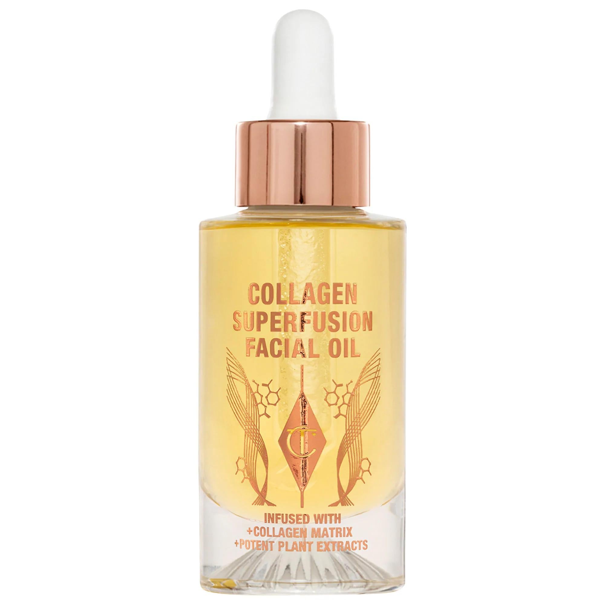 Drunk Elephant Collagen Superfusion Firming & Plumping Facial Oil - Anti-Aging Skincare with Collagen Complex & Vitamins A, E