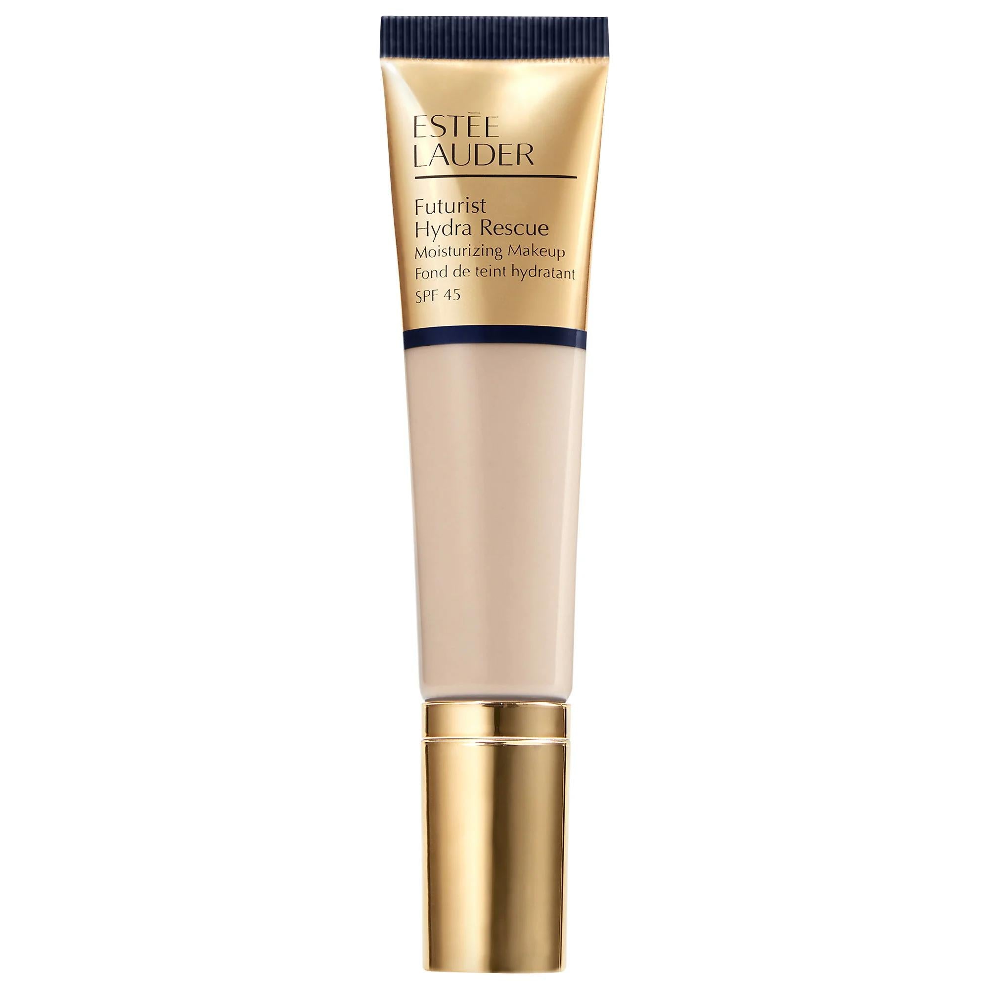 Estee Lauder Futurist Hydra Rescue Moisturizing Foundation SPF 45: Hydrating, Radiant Finish & Vitamin E for Anti-Aging Protection