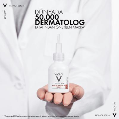 Vichy LiftActiv Retinol Serum: The Ultimate Anti-Aging Solution - Reduce Wrinkles, Improve Skin Tone, Dermatologist Tested, & Paraben-Free