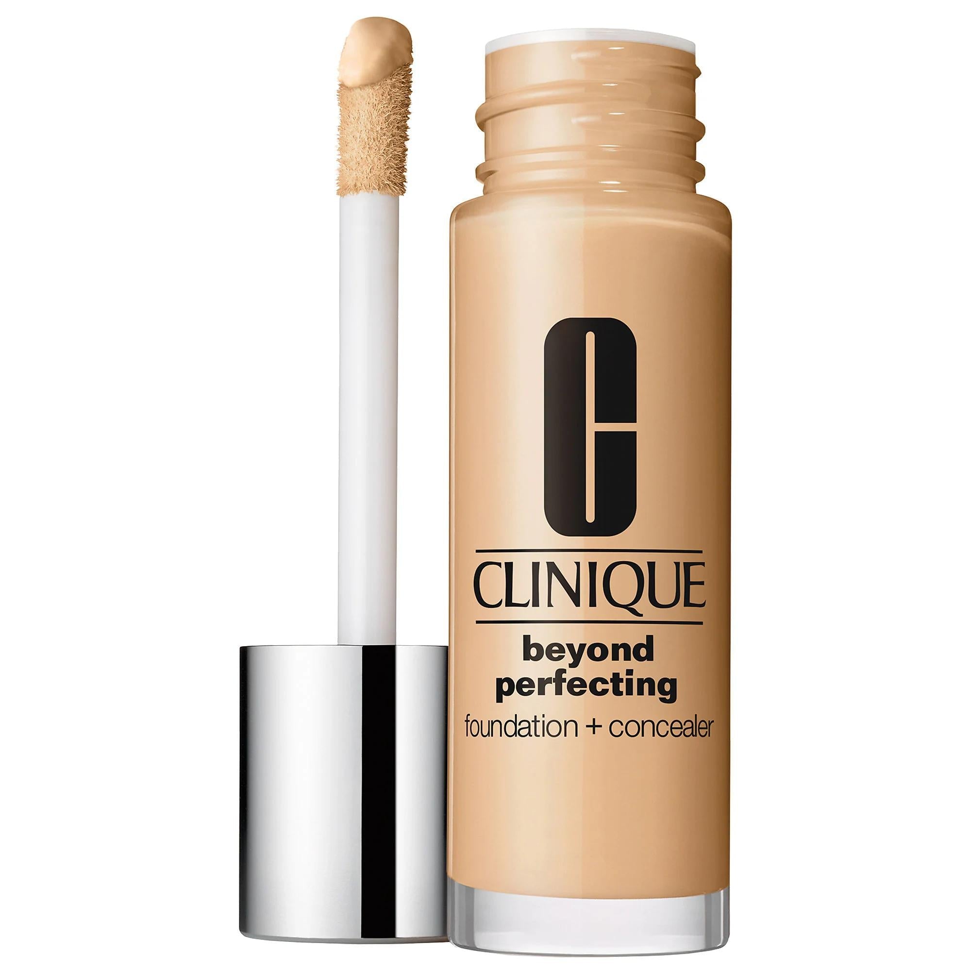 Clinique Beyond Perfecting Foundation + Concealer - Long-Lasting, Full-Coverage, Oil-Free Makeup for All Skin Types