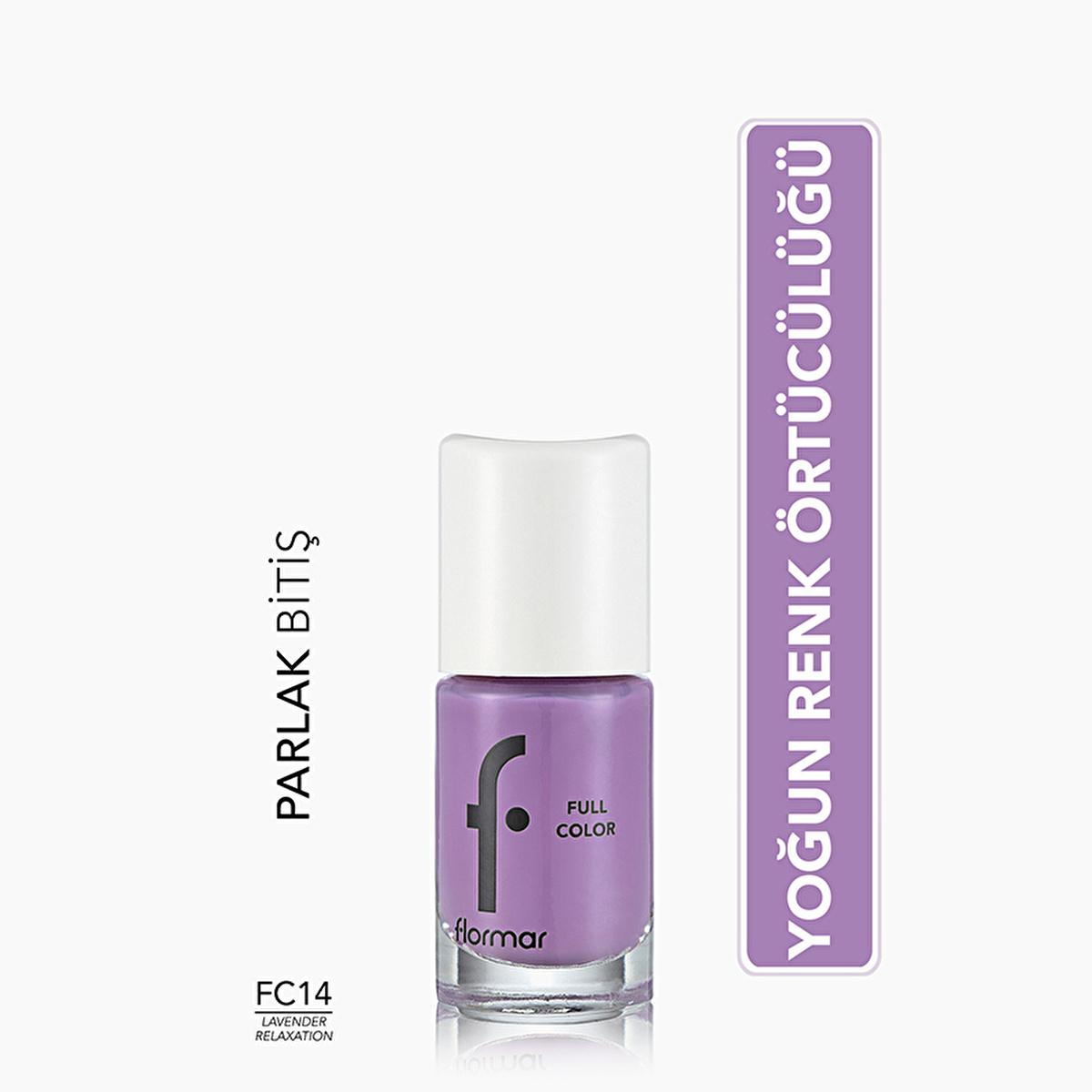 Flormar Full Color Nail Polish - Highly Pigmented Nail Polish in Vibrant Colors
